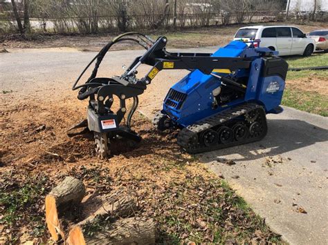 high flow stump grinder for skid steer|land clearing skid steer attachments.